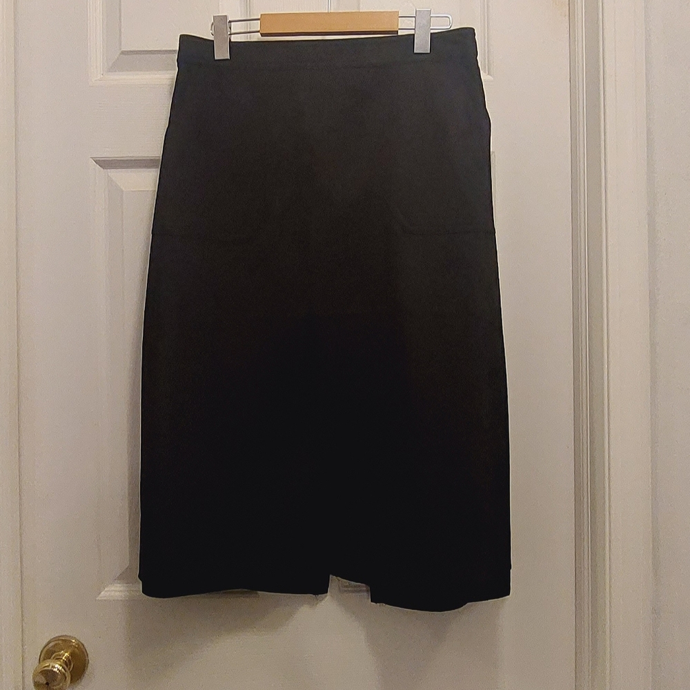 Catherine Malandrino faux suede skirt with pockets